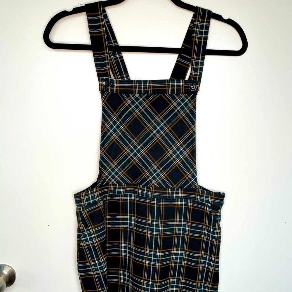 Forever 21 Plaid Knit Overall Dress 🚨 NEW 🚨